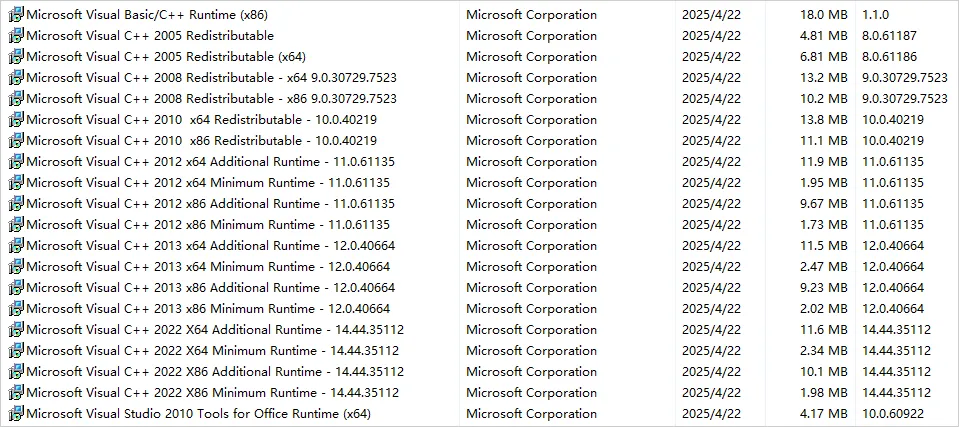 图片[2]-Visual C++ 运行库合集 | VisualCppRedist AIO (v1.104.0)-软件工具箱