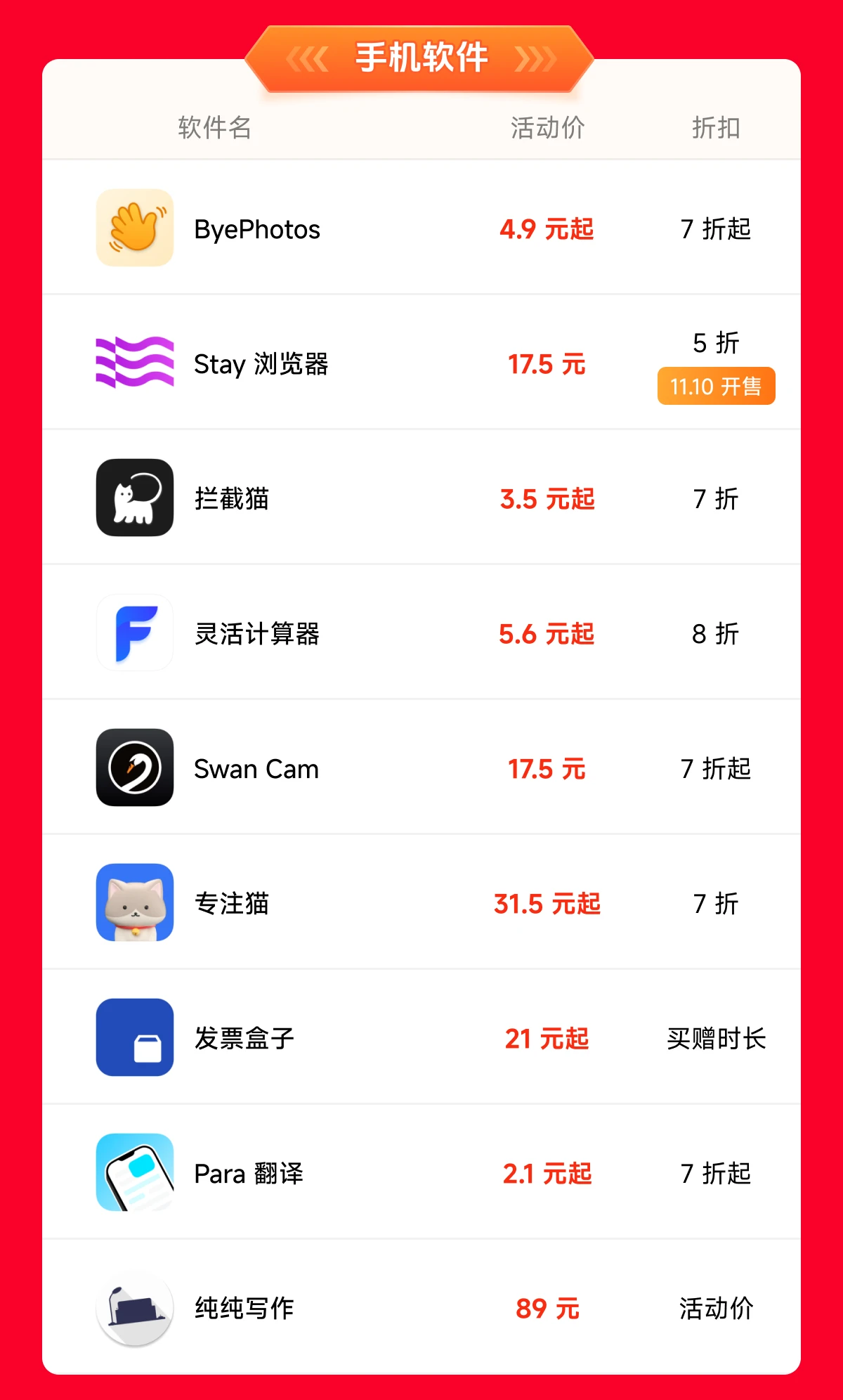 图片[3]-超百款软件！双 11 软件大促开启，100+ 正版工具 5 折起~-软件工具箱