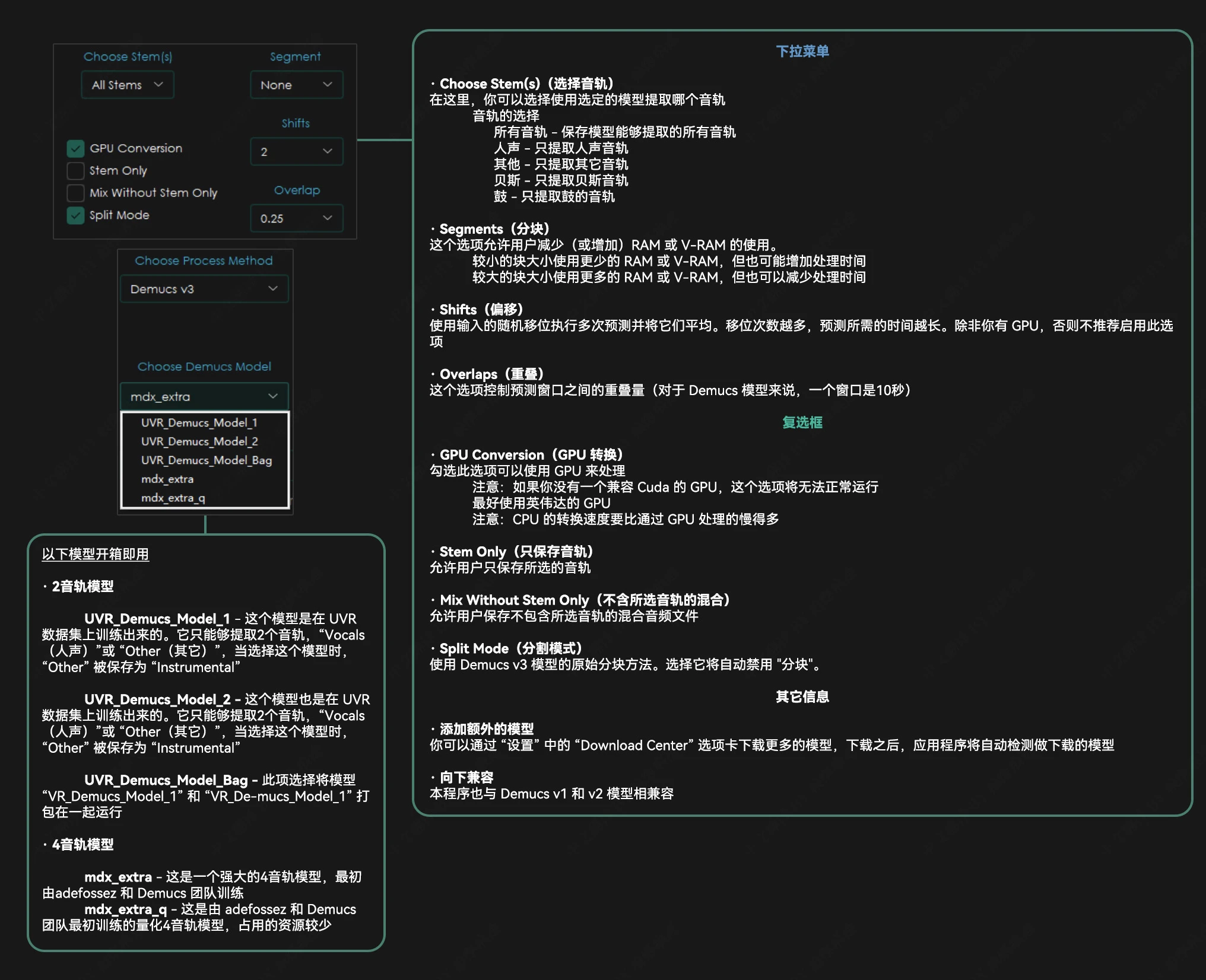 图片[4]-人声/伴奏分离软件 | Ultimate Vocal Remover（5.6.1）-软件工具箱