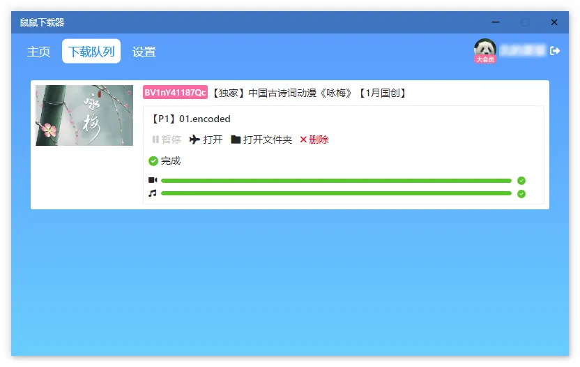 图片[2]-B站视频下载工具 鼠鼠下载器 | DoubleMouseDownloader（1.1.1）-软件工具箱